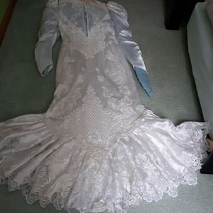 A wedding dress